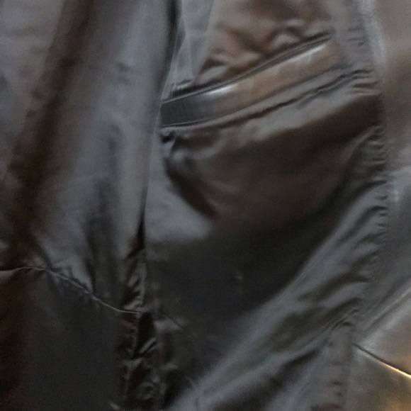 Vintage Express leather long coat - Picture 5 of 6